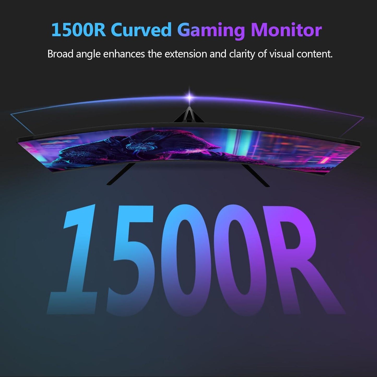 Z-Edge 27-inch Curved Gaming Monitor 16:9 2560x1440 165/144Hz 1ms Frameless LED Gaming Monitor, UG27Q AMD Freesync Premium Display Port HDMI - SubscriptionApps