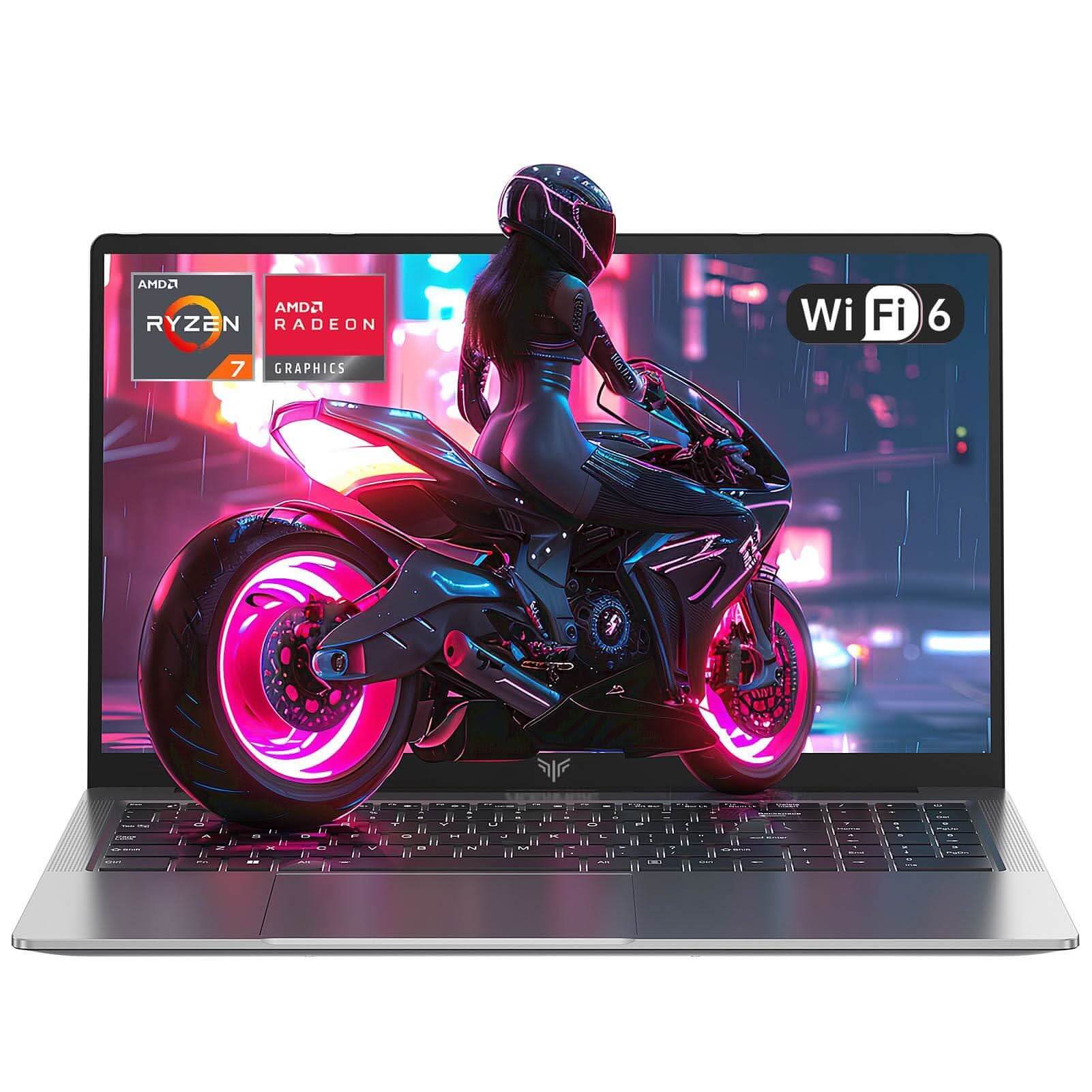 2024 Gaming Laptop, 16.1-inch FHD Display Laptop with AMD Ryzen 7 5825U Processor(8C/16T) with Backlit Keyboard,16GB DDR4 512GB M.2 2280 NVMe SSD Laptop Computer,Type-C WiFi6 - SubscriptionApps
